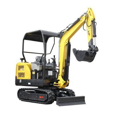 2.0 Ton Soil Digger Machine Drilling Hole Digger Ground Drill Digger Crawler Excavator