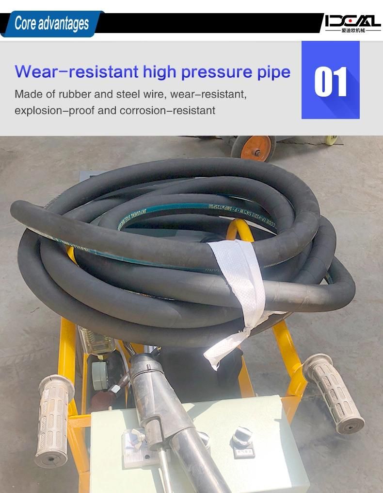 Concrete Cement Mortar Plaster Spraying Machine