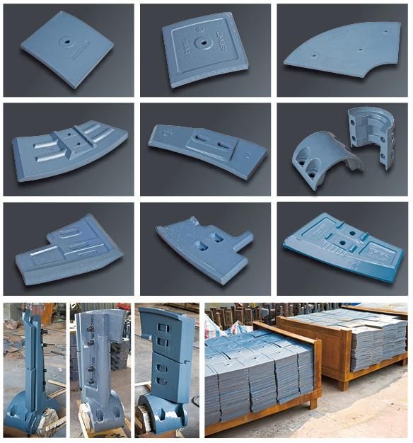 Wear Resistant Concrete Machine Parts - Mixing Blade and Scraper