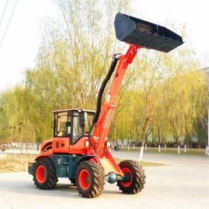 Small Articulated Front End Loader Tl1500 Telescopic Boom Wheel Loader with Ce