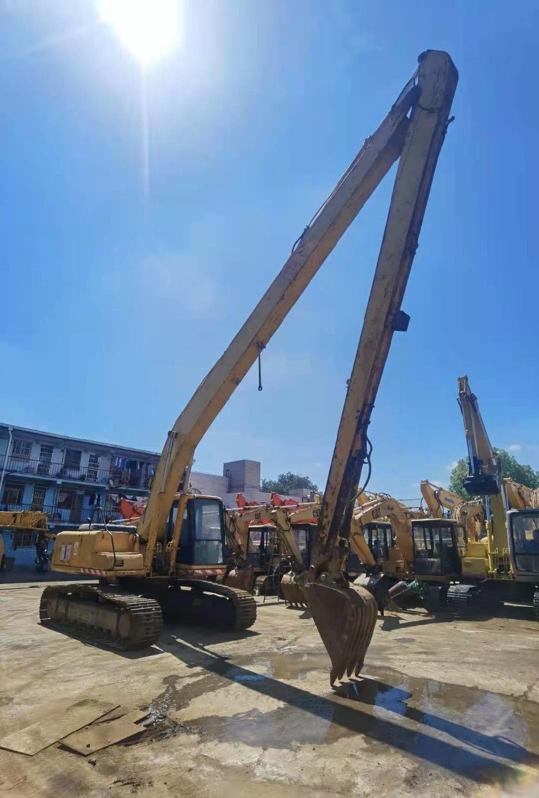 18 Meter Long Reach Used Komatsu PC220-6 Long Boom Crawler Excavator