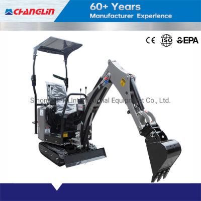 Changlin Official Mini Hydraulic Excavator Small Digger 500kg/600kg Weight with CE EPA Engine