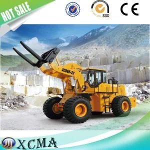 Sale Front End 23 Double Cylinder Ton Wheel Forklift Loader Machine