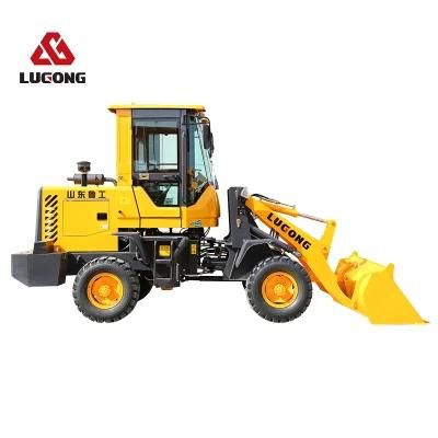 Lugong New Construction Machine Heavy Equipment 1.5 Ton Mini Small Wheel Loader