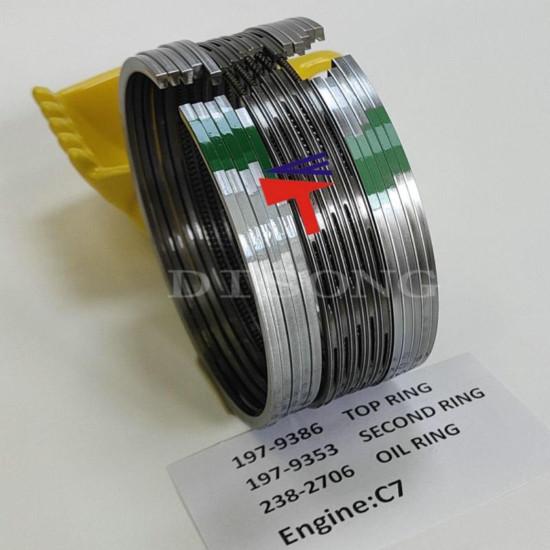 High Quality Diesel Engine Mechanical Parts Piston Ring 238-2706 197-9353 197-9386 for Excavator E324D E325D E329d Engine C7 Generator Set