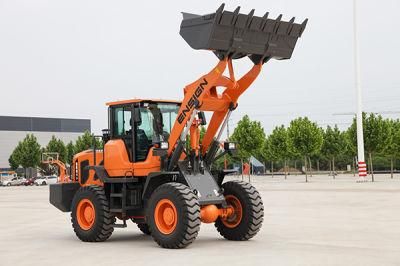 3 Ton 1.8 Cubic 92kw Small Front End Wheel Loader Shovel Loader Payload with Ce Certificate