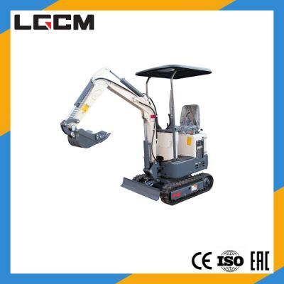 Lgcm Small Digger 1000 Kg Mini Excavator for Farm Garden