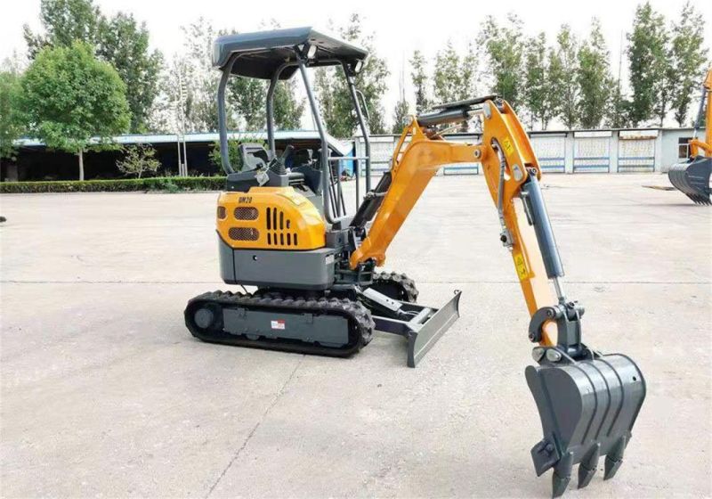 China Factory Wholesale 0.6/0.8/1/1.2/1.5/2ton Mini Mini Excavator Backhoe Excavator Crawler Excavator Tailless Excavator Construction Site/Farm/Garden CE CE