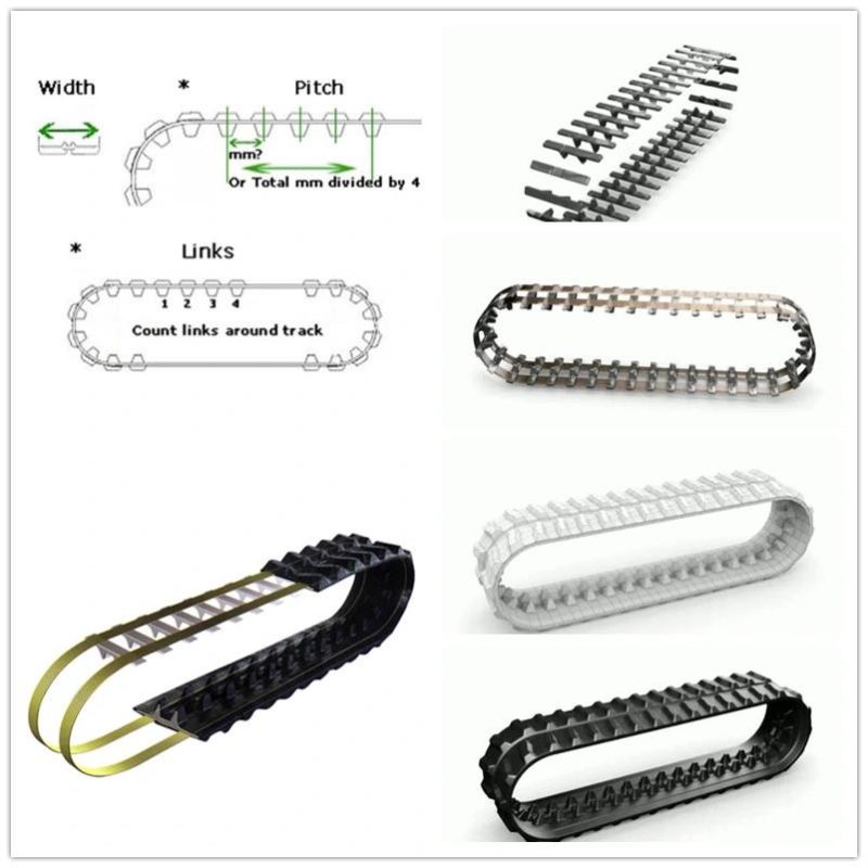 Mini-Transporter Type Bet210 Mini Carrier Rubber Track (180X60X34)