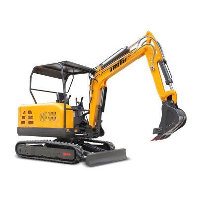 3 Ton China Mini Excavator Prices Construction Equipment Mini Digger Install Air-Conditioned Cab Excavator for Sale
