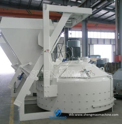 Portable Concrete Mixer Planetary Js Twin Shaft Concrete Mixer for Ready Mix Concrete Plant