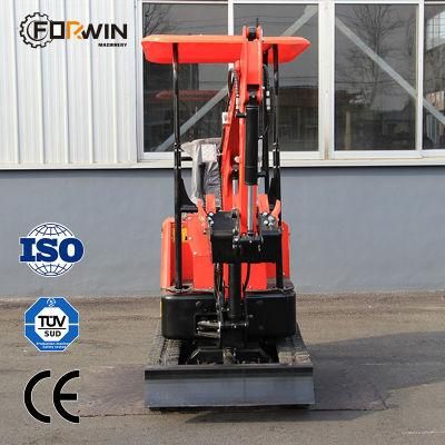Micro Mini Excavator 1ton Crawler Small Excavator with Rubber Track Shanzhuang