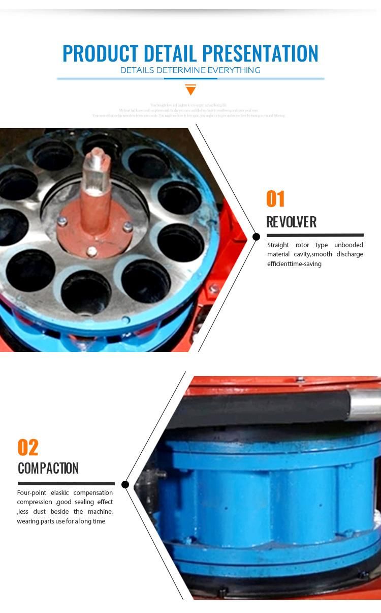 Hsp-7 Diesel Cyclone Concrete Shotcrete Machine Refractory Concrete Shotcrete Gunning Machine