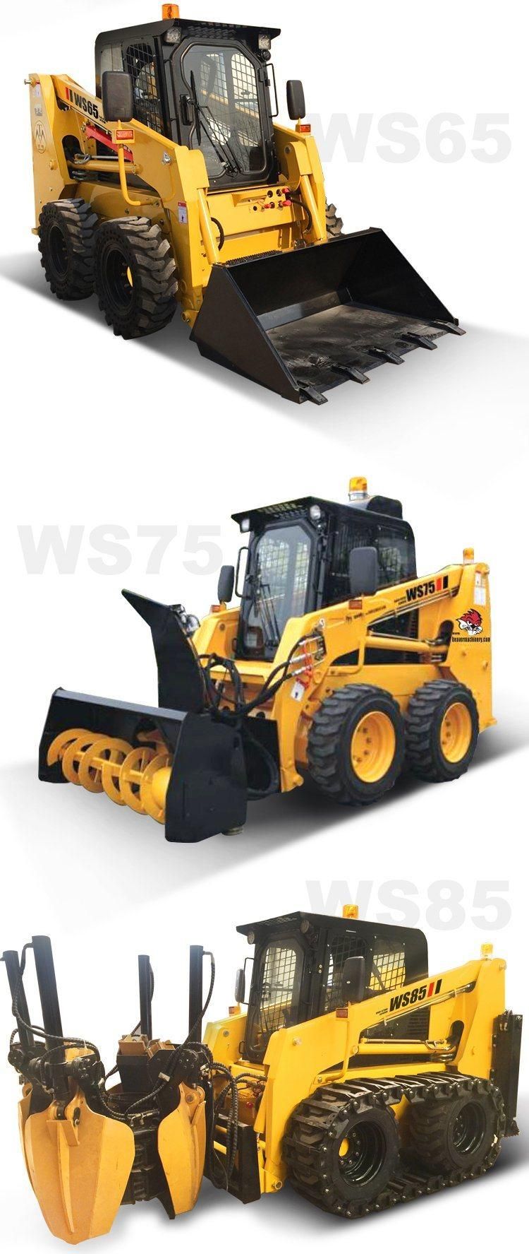 China High Quality Chinese 65HP Skid Steer Loader Ws50 for Sale