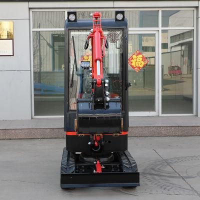 Cheap 1 Ton Mini Excavator Mini Digger with Thumb Wholesale Hydraulic Track Excavator