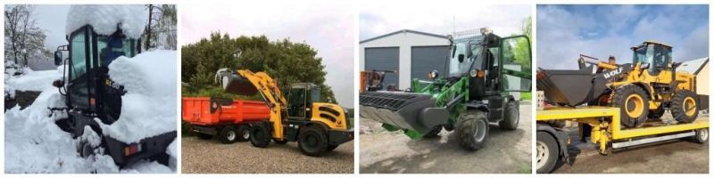 Wolf Wl816t Telescopic 4 Wheeled Front Wheel Loader for Agricultural/Farm