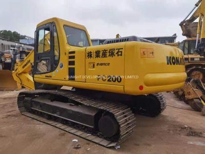 20 Ton Used Japan Excavator Komatsu PC200-6 Komatsu PC200 PC220 Excavator