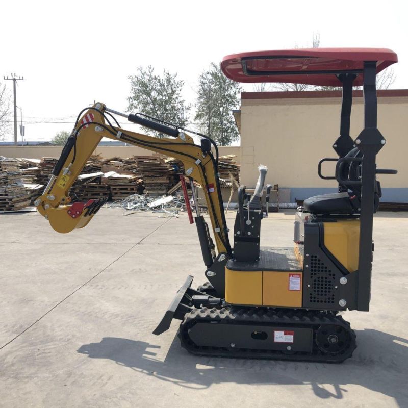 Lgcm CE and EPA Approved 1 Ton Hydraulic Rubber Tracked Mini Crawler Excavators