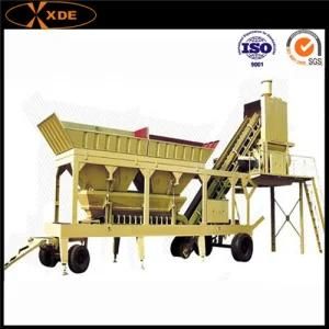 50m3/H Mobile Concrete Batching Plant for Road Construction