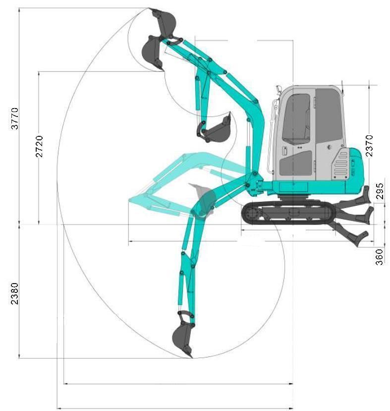 Necessary for Mining Mini Crawler Excavator with Certification Electric Mini Excavator