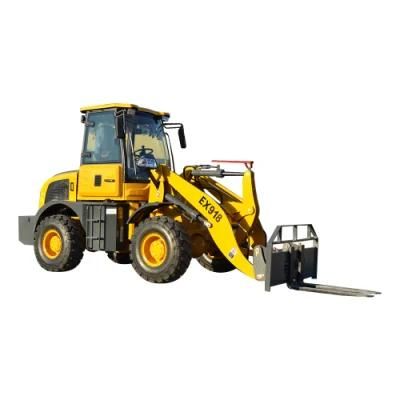 Hydraulic 4100kg Mini Front End Wheel Telescopic Boom Loader Ex918