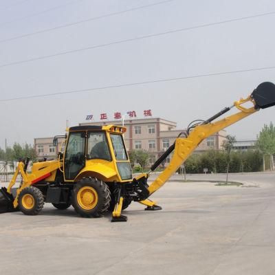 Small Ztw30-25 Wheel Tire Backhoe Loader