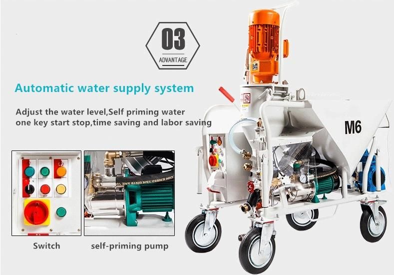 Full Automatic Mortar Spraying Machine/Gypsum Spraying Machine