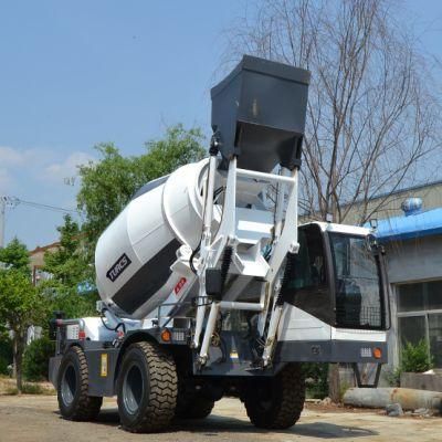 Trailer Truck Self Load Concrete Mixer with Small Drum