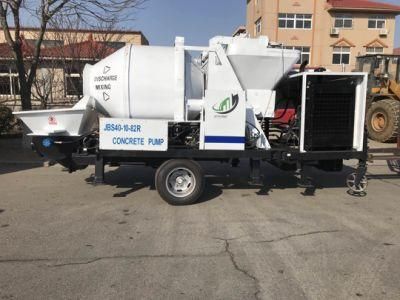 New Small Portable Diesel Engine Truck Mounted 40 30m3/H Capacity Concrete Mixer Pump Electric