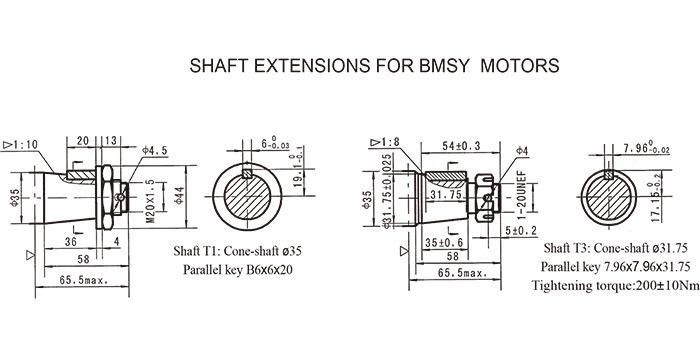 Hydraulic Drive Motor Oms/BMS 125 Commonly Used Accessories for Weeding Machinery