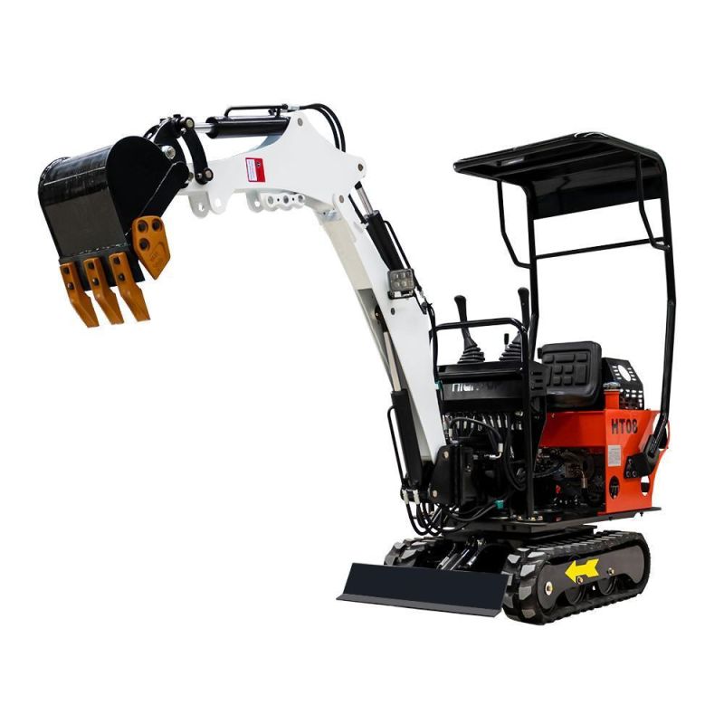800kg Mini Crawler Excavator with CE/ISO/EPA Certification for Garden Construction Using Diggers
