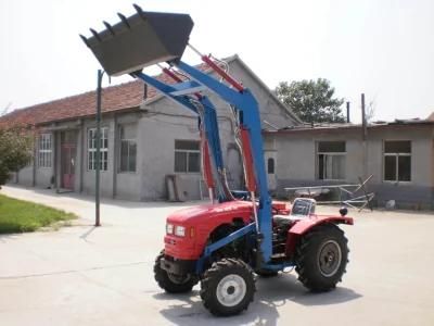 CE Tz10 Mini Excavator Tractor Front Wheel Loader Forklift and Lw-7 Backhoe Excavator for Farm