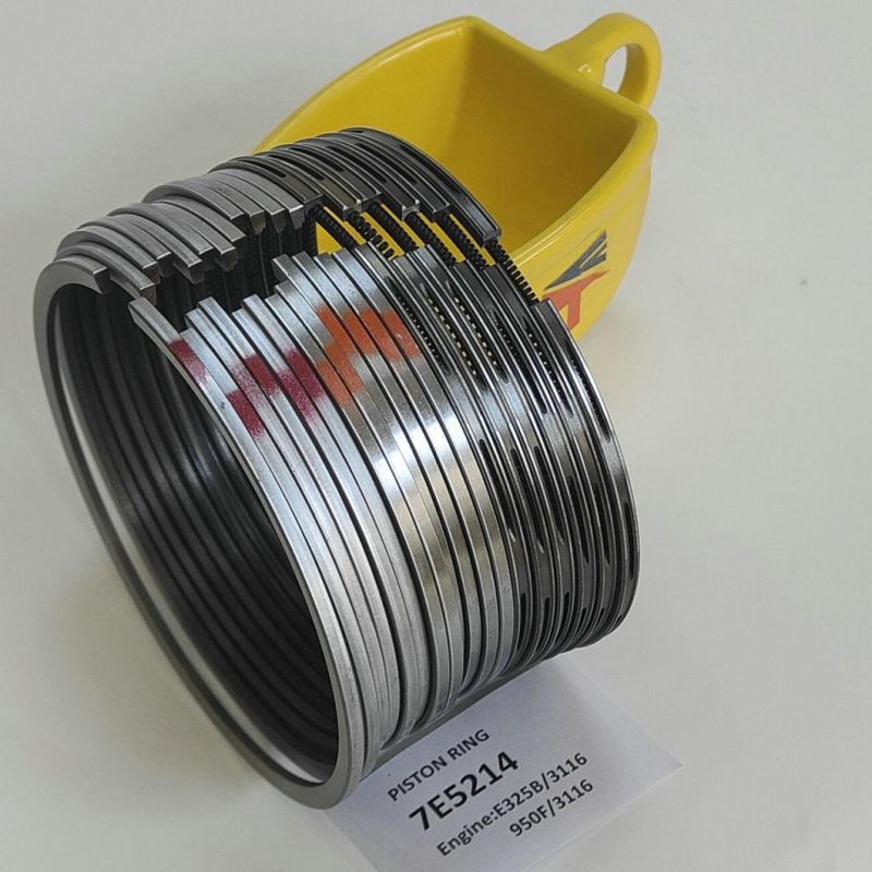 High Quality Diesel Engine Mechanical Parts Piston Ring 7e5214 for Excavator Parts E325b Wheelloader Parts 950f Engine Parts 3116 Generator Set