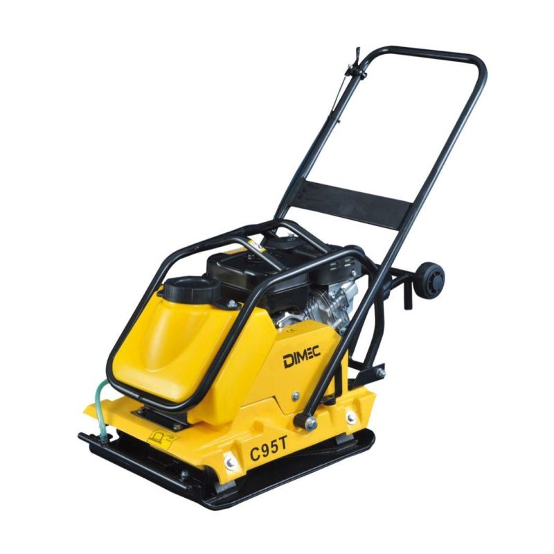 Pme-C100 20kn Force Plate Compactor Portable with Wheels Factory Price