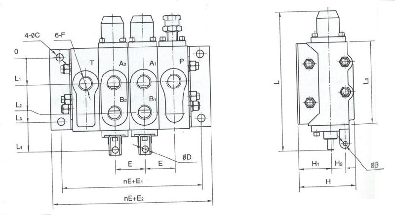 Engineering Machinery Hydraulic Multi-Way Valve