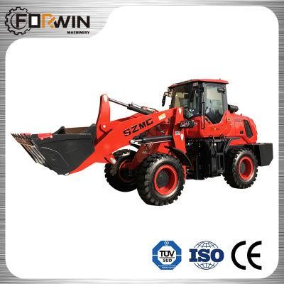 Excellent Configuration 1.8ton/76kw Compact Construction Agricultural Garden Farm Small Front End Mini Bucket Shovel Boom Wheel Loader Fw938b