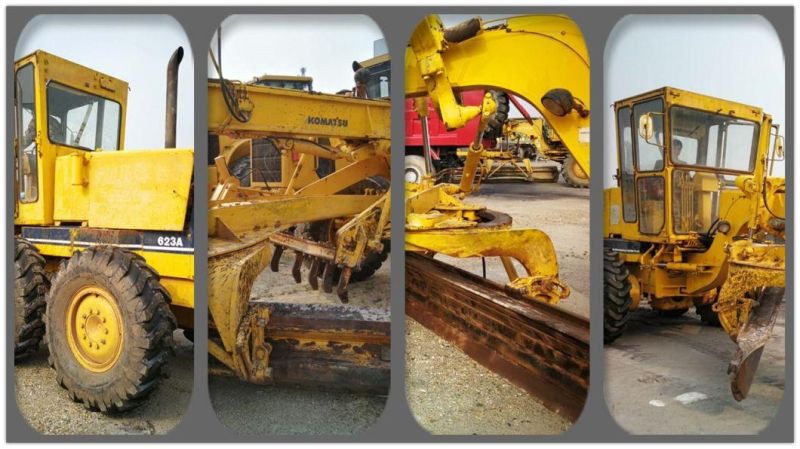 Used Komatsu GD623A-1 Motor Grader Construction Machinery