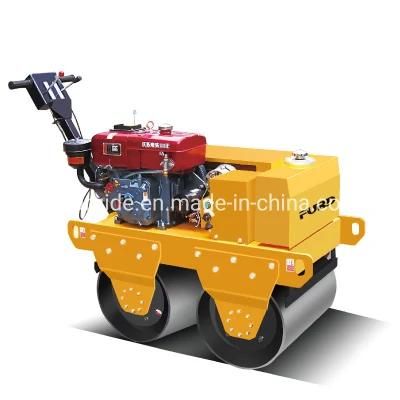 Mini Tandem Vibratory Roller Walk Behind Roller Compactor Mini Asphalt Roller Fyl-S600CS