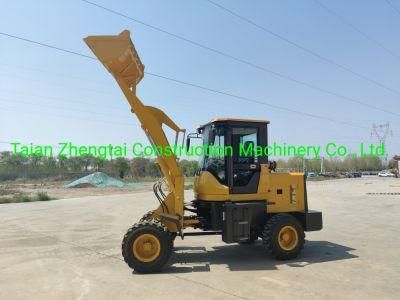 China Mini Farm Loader Machine Small Wheel Loader Construction Equipment Payloader Articulated Compact Loader for Farm Use