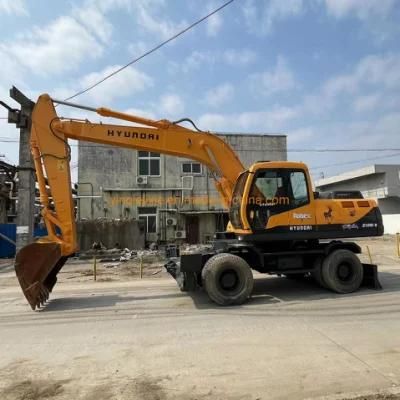 Used Wheel Excavator Hyundai 210W Excavator, Used Hyundai Excavator