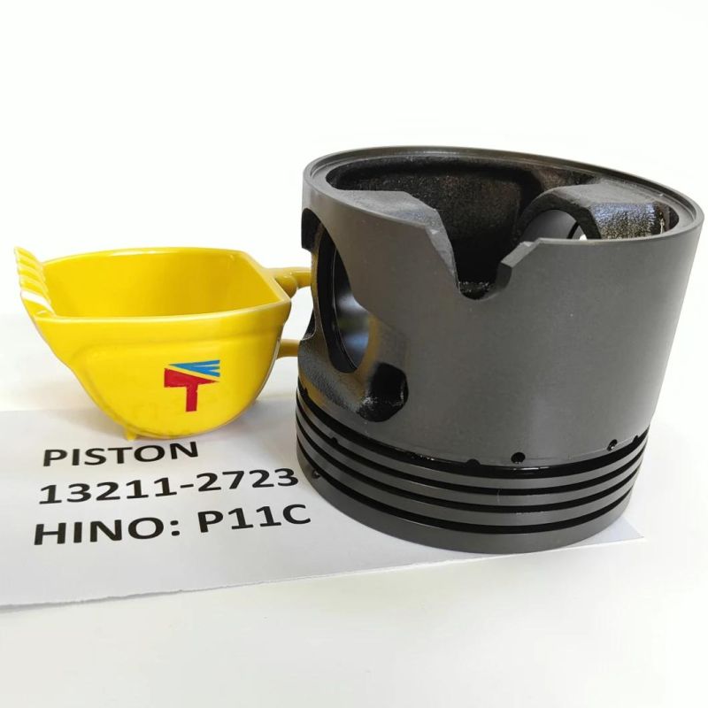 High-Performance Diesel Engine Parts Piston 13211-2723 for Excavator Kx155 Kx161 Kx185 Engine P11c