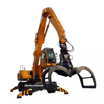 35 Ton Mobile Tyre Mounted Material Handler for Sale