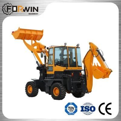 Fw150 1.5ton 42kw Small Tractor Backhoe Loader Low Price with CE