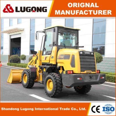 Lugong Good Quality Small Wheel Loaders 1.8 Ton Construction Machinery