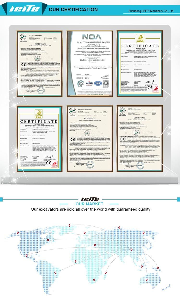 CE Certificate and EPA License Cheap Mini 2.0ton Fully Hydraulic Crawler Excavator Cab Excavator Air Conditioning Digger