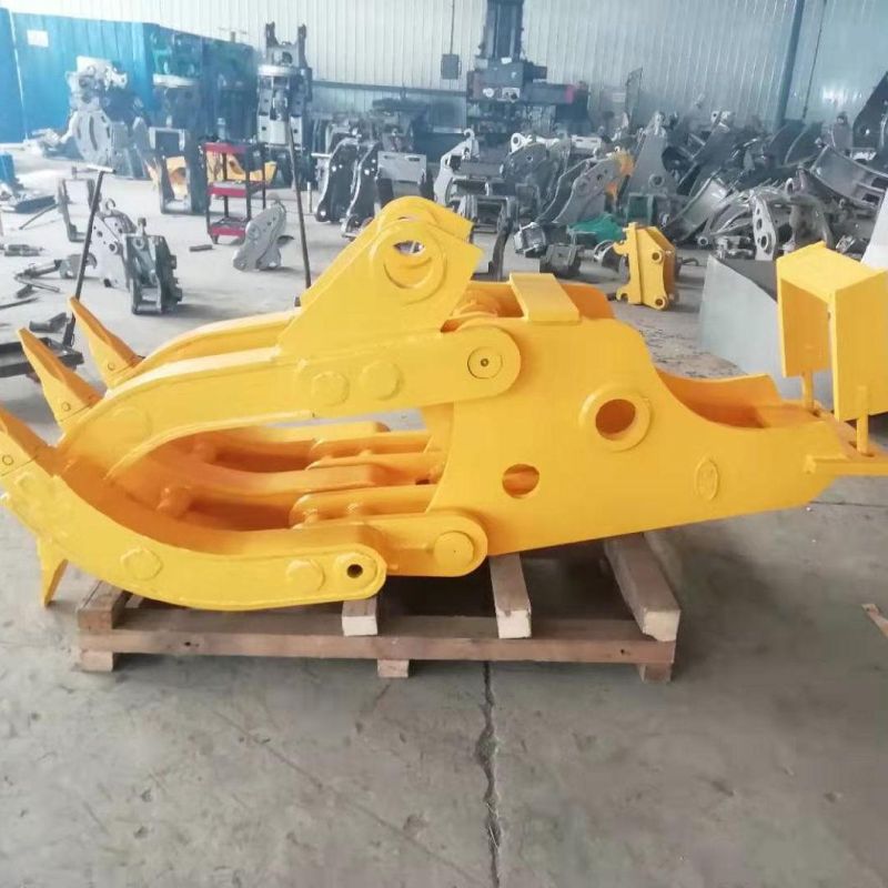 Excavator Mechanical Rock Grapple Hydraulic Grapple /Use for Demolition Scrap Steel Metal