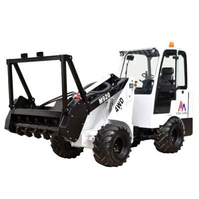 2 Ton Telescopic Wheel Loader with Mulcher
