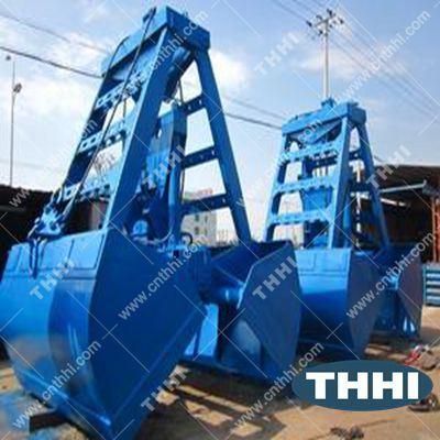 Crane Discharging Clamshell Grab Bucket with Remote Control System