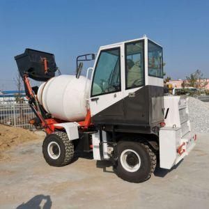 1.2cbm New Design Self-Loading Concrete Mixer Truck with Pilot Control