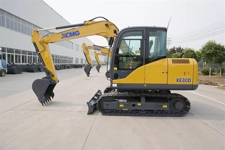 8 Ton Xe80d New Hydraulic Mini Crawler Excavator Prices